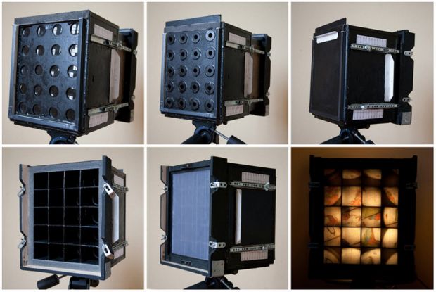 美工课时间到啦20：DIY鞋盒造出25个针孔相机5