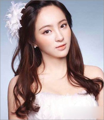 唯美浪漫韩式新娘发型1