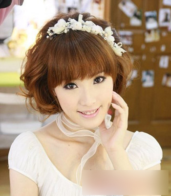 柔和之美韩式新娘发型4