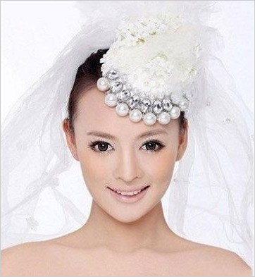 冬季娇滴滴艳丽韩式新娘造型1