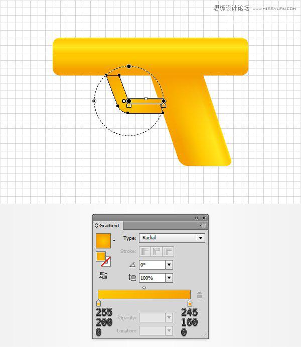 手把手教你用Illustrator绘制卡通儿童玩具水枪29