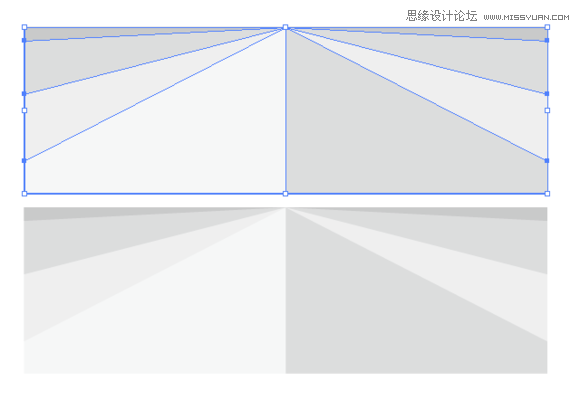 Illustrator简单时尚的立体阴影海报背景3