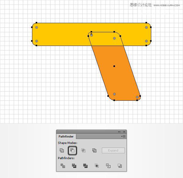 手把手教你用Illustrator绘制卡通儿童玩具水枪5