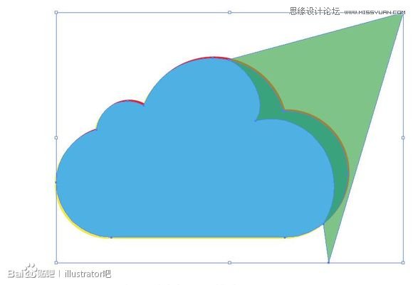 Illustrator绘制立体效果的白云云彩3