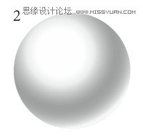 Illustrator绘制白色立体效果的高尔夫球6