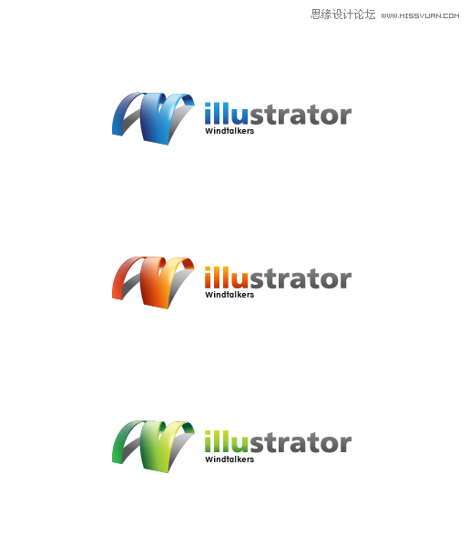 Illustrator制作超漂亮的立体LOGO教程19