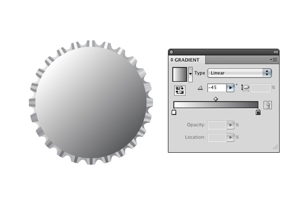 Illustrator CS4绘制矢量瓶盖13
