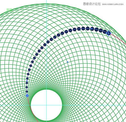 Illustrator绘制漂亮的螺旋圆点花纹图案5