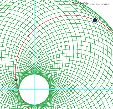 Illustrator绘制漂亮的螺旋圆点花纹图案3