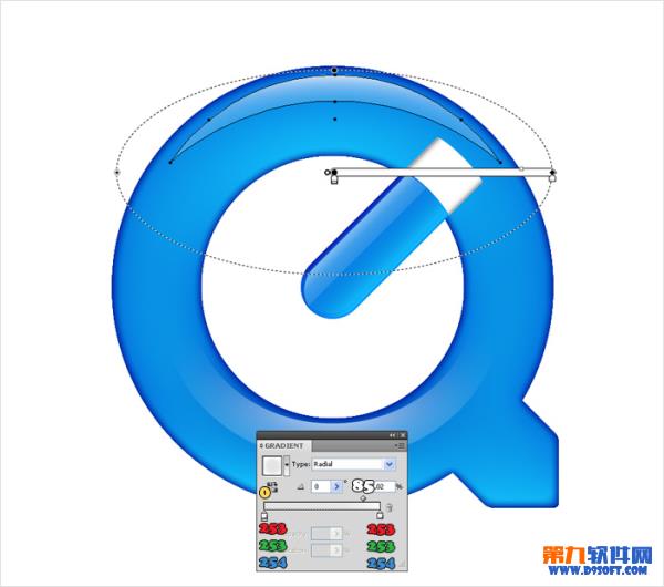 用ai制作quicktime logo11