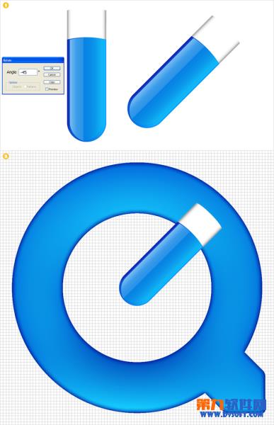 用ai制作quicktime logo9