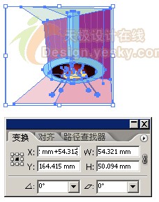 Illustrator变换面板中数字的妙用2