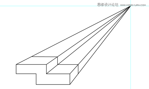 Illustrator绘制三维立体透视图教程6