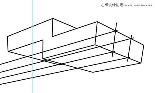 Illustrator绘制三维立体透视图教程21