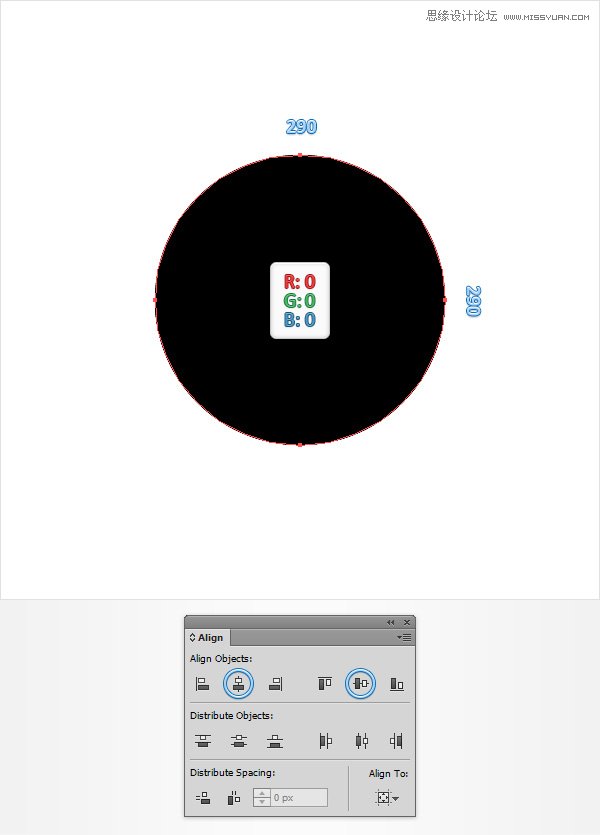 Illustrator绘制逼真的美国队长盾牌图标15