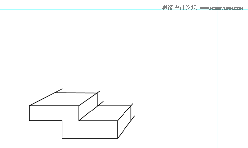 Illustrator绘制三维立体透视图教程7