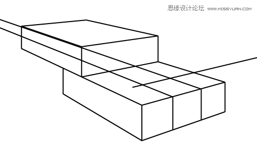 Illustrator绘制三维立体透视图教程14