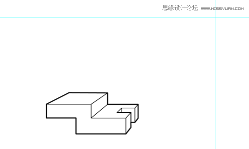 Illustrator绘制三维立体透视图教程8