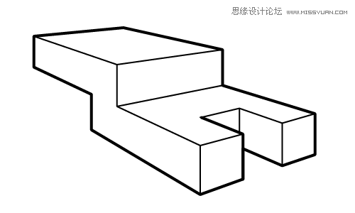 Illustrator绘制三维立体透视图教程15