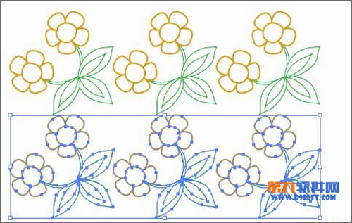 Illustraotr绘制漂亮的花朵图案5