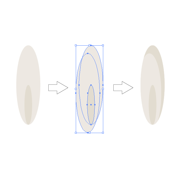 Illustrator(AI)打造出一只可爱的兔子教程9