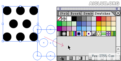 Illustrator的漫画网点效果2