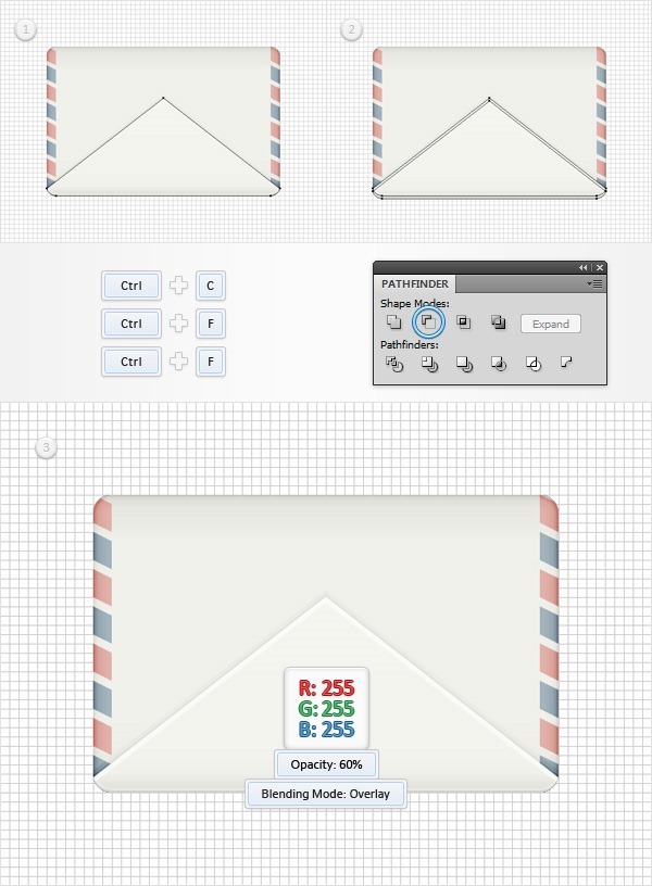 用ILLUSTRATOR创建精细的信封8