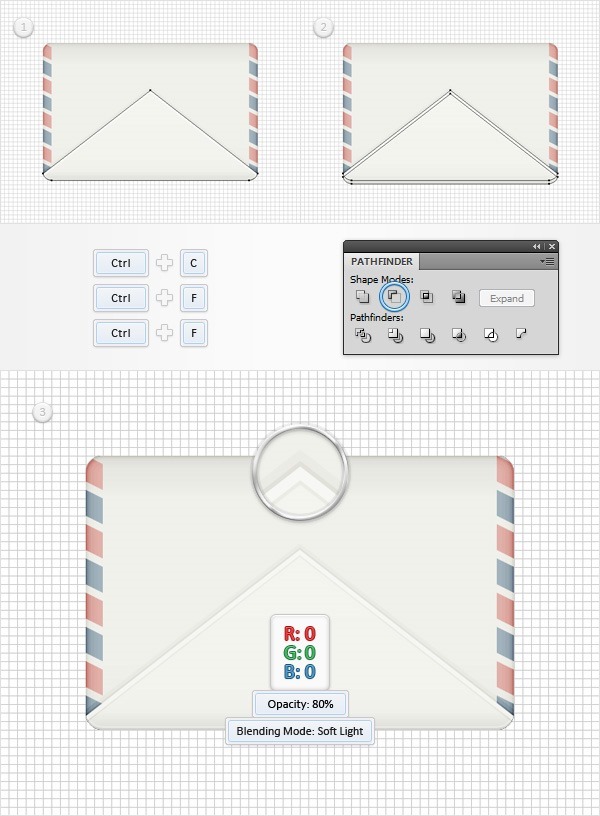 用ILLUSTRATOR创建精细的信封9