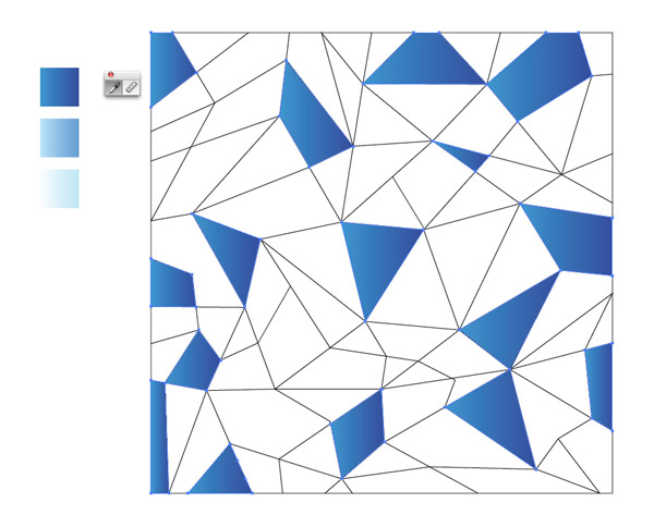 ILLUSTRATOR创建酷炫时尚的多边形背景7