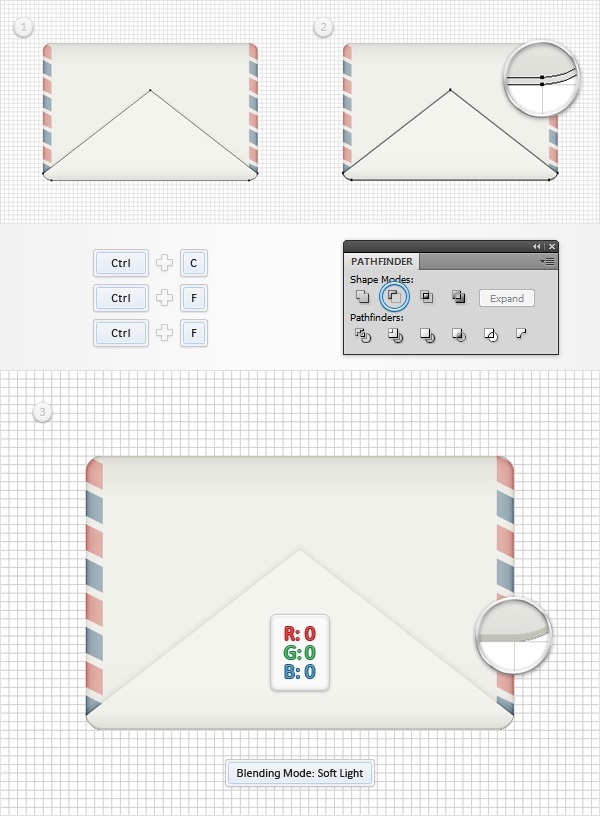 用ILLUSTRATOR创建精细的信封7