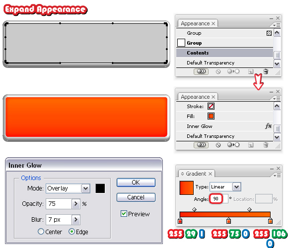 AI的3D效果制作网页按钮5