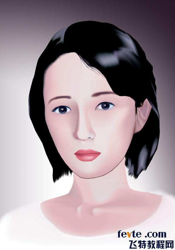 AI绘制人物肖像1