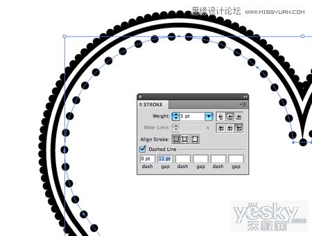 Illustrator制作心形矢量图案效果图片教程6