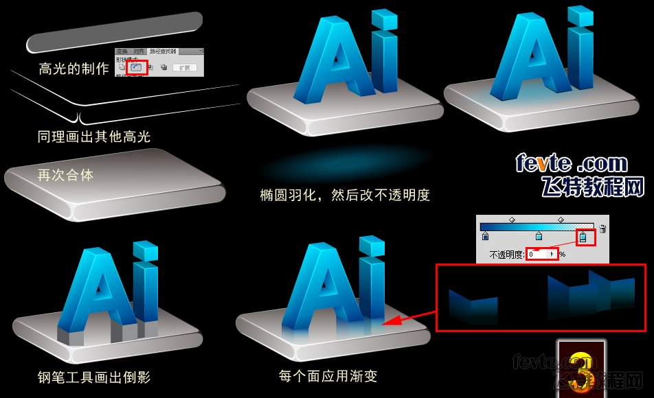 AI制作超强立体效果4