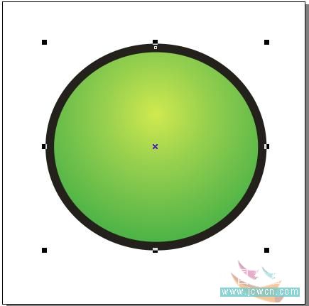 CoreDRAW绘制大眼晴笑容的小精灵4