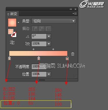 Illustrator利用渐变工具绘制炫丽时尚的圆形花朵教程15