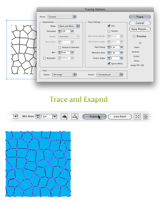 AI Vectips纹理的制作方法介绍3