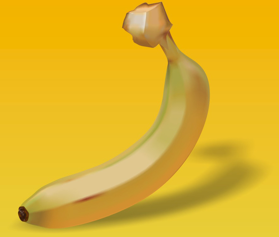coreldraw绘制香蕉教程21