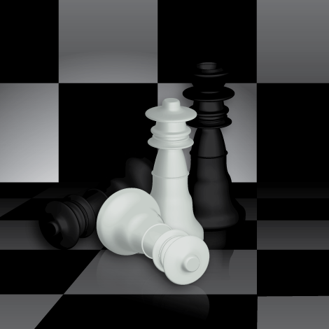 AI绘制三维国际象棋教程1