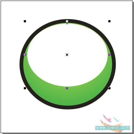 CoreDRAW绘制大眼晴笑容的小精灵5