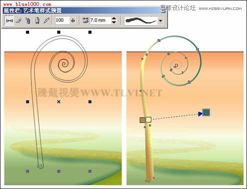 CorelDraw绘制漂亮的彩色铅笔漫画23