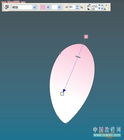 如何用CorelDraw绘制美丽的荷花插画5