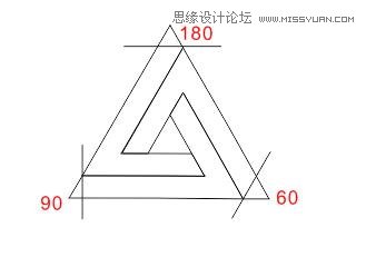 CorelDraw制作立体创意的企业三角形标志2