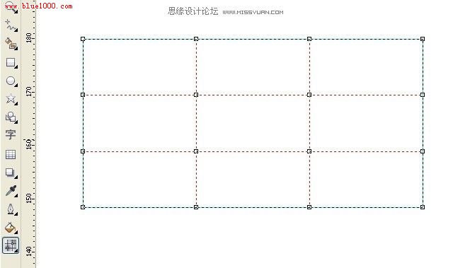 CorelDraw教程:用网格工具画个可爱卡通唢呐2