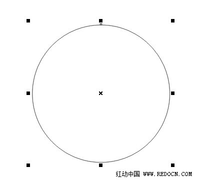 在cdr中如何让一个图形按等距环绕图形？1