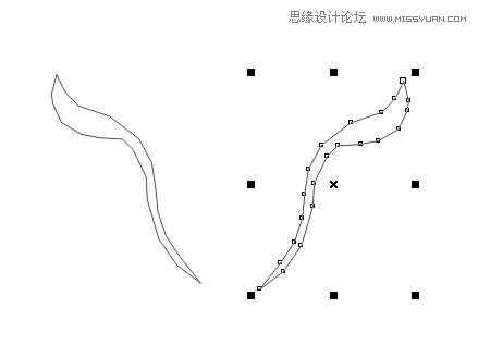 CorelDraw绘制时尚创意的蝴蝶花纹图案7