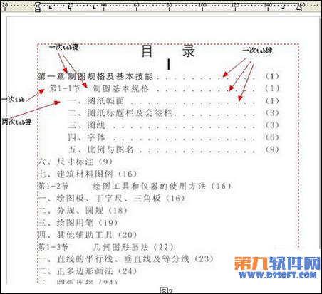 如何运用CorelDraw制表位制作目录4