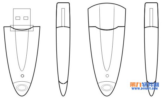 如何在Coreldraw中设计U盘外观2