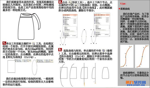 Coreldraw轻松打造水壶教程1