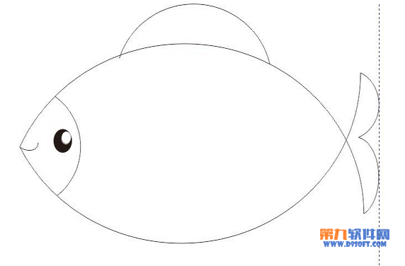 CorelDRAW圆形工具制作小鱼教程12